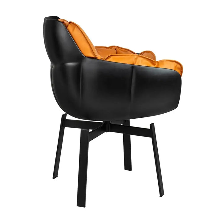 Stol - SHIBA, svart / orange - produktbild av [MGO] Import King Home från King Home | Arvande