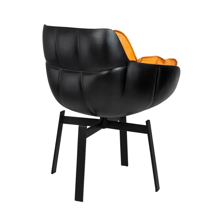 Stol - SHIBA, svart / orange - produktbild av [MGO] Import King Home från King Home | Arvande