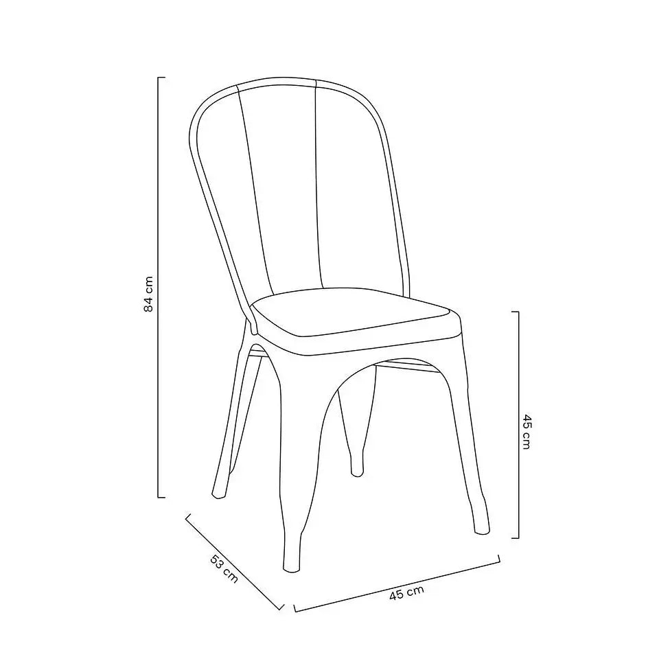 Stol - TOWER (Paris), metall – produktbild av [MGO] Import King Home från King Home | Arvande