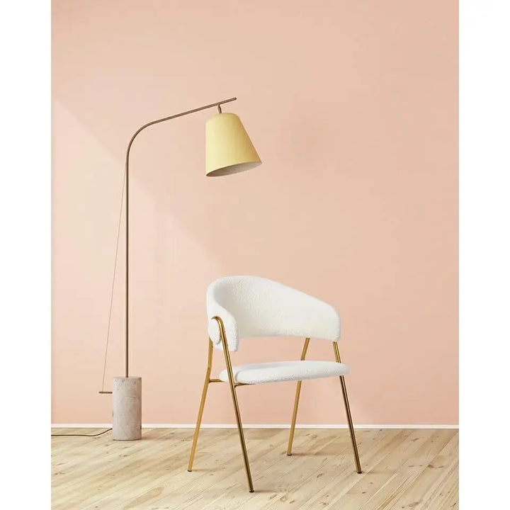 Stol - VERSO BOUCLE, vit – produktbild av [MGO] Import King Home från King Home | Arvande