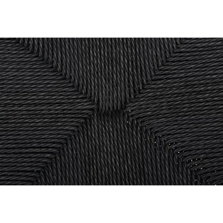 Stol - WISHBONE, naturfiber/bokträ helsvart – produktbild av [MGO] Import King Home från King Home | Arvande