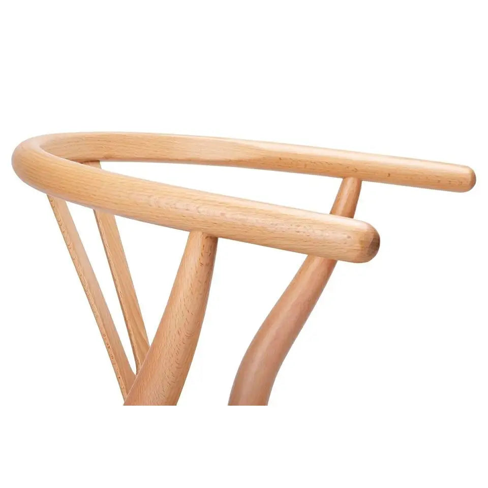 Stol - WISHBONE, naturfiber/bokträ ljus - produktbild av [MGO] Import King Home från King Home | Arvande