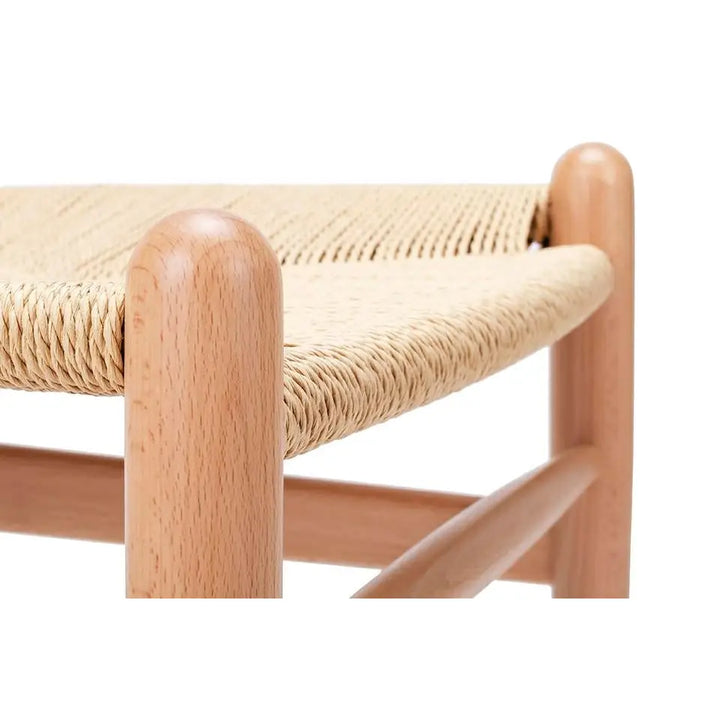 Stol - WISHBONE, naturfiber/bokträ ljus - produktbild av [MGO] Import King Home från King Home | Arvande