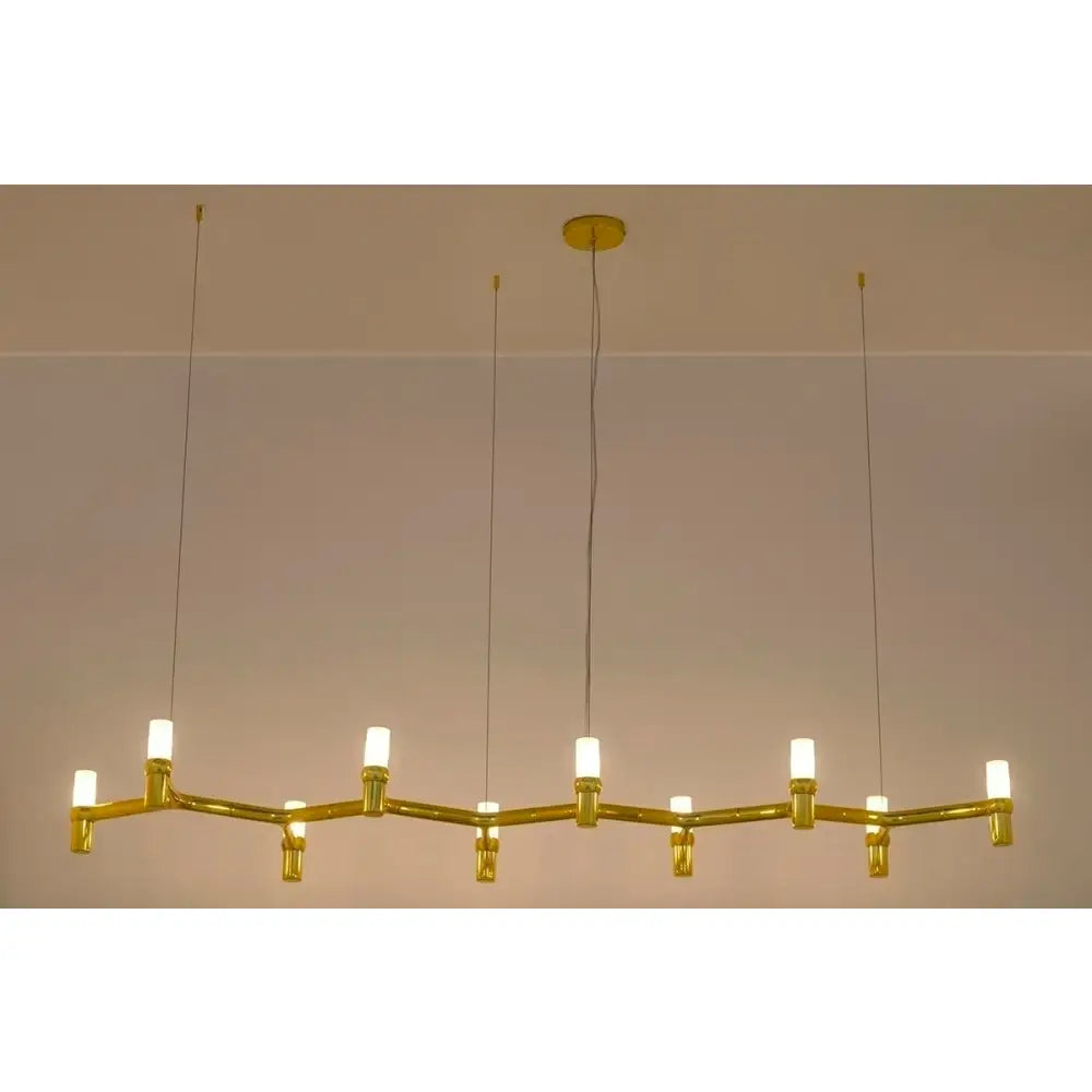 Taklampa - ATOMIC LONG, guld - produktbild av Taklampor från King Home | Arvande
