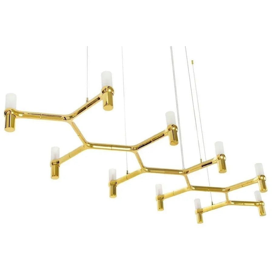 Taklampa - ATOMIC LONG, guld - produktbild av Taklampor från King Home | Arvande