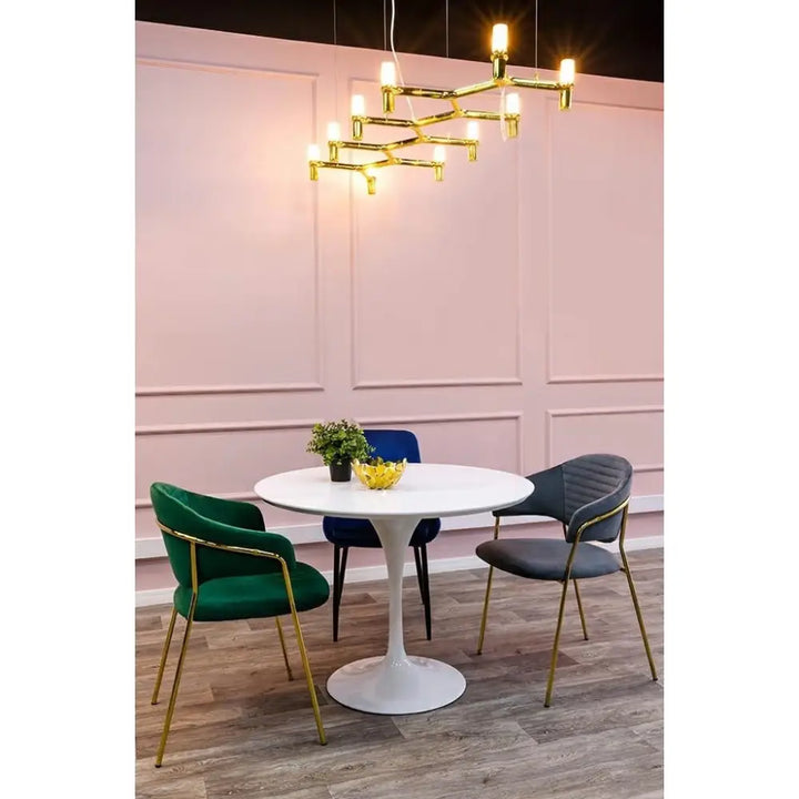 Taklampa - ATOMIC LONG, guld - produktbild av Taklampor från King Home | Arvande
