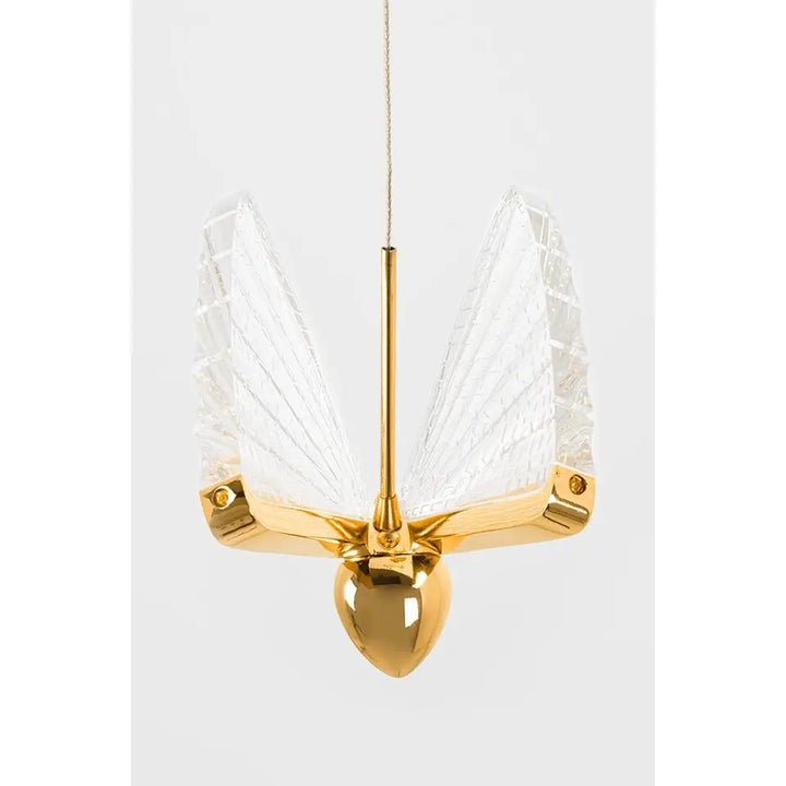 Taklampa - BUTTERFLY DISC 5, guld – produktbild av Taklampor från King Home | Arvande