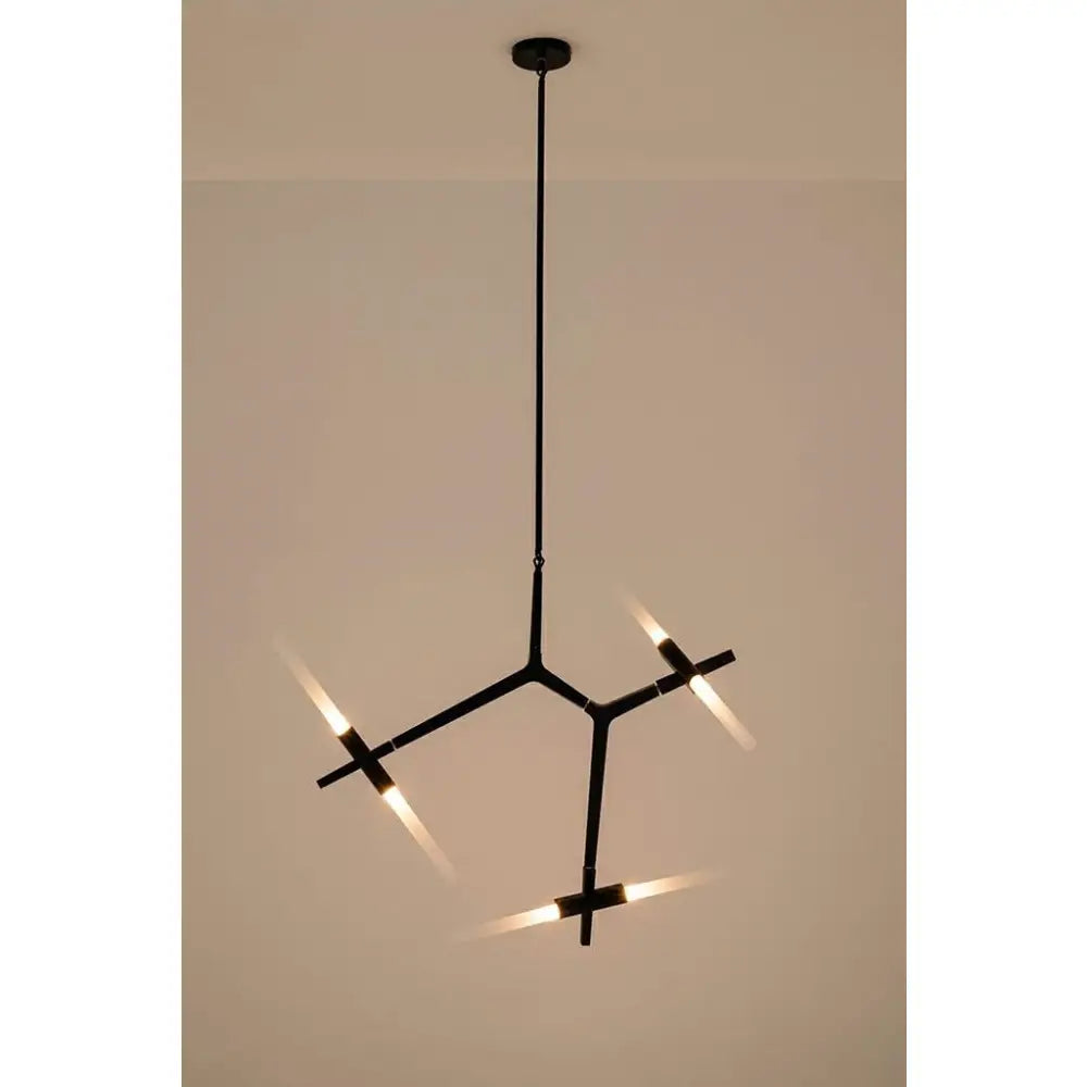Taklampa - CANDELAR 6, svart - produktbild av Taklampor från King Home | Arvande