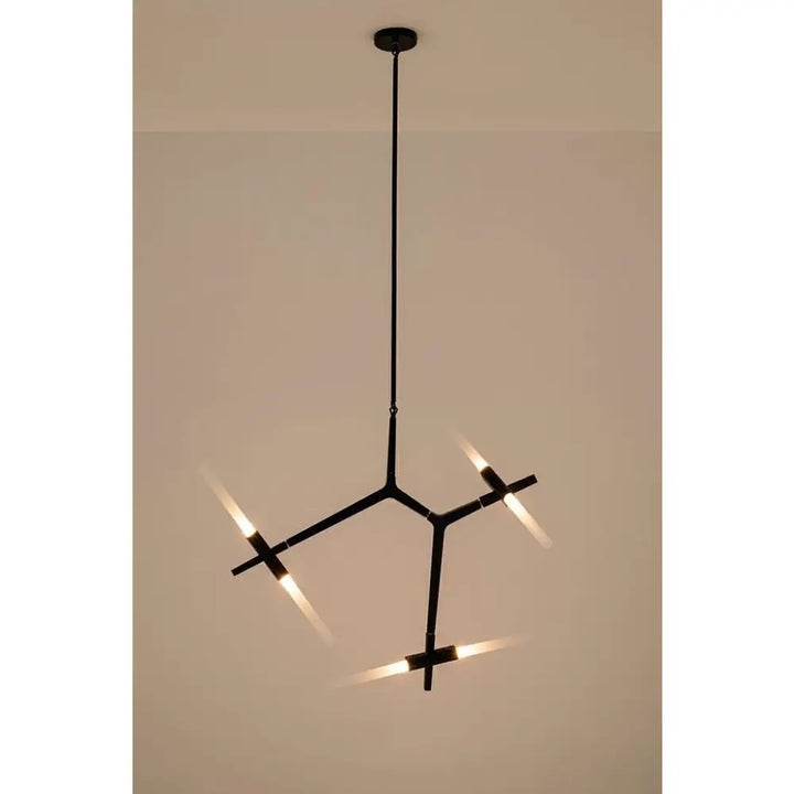 Taklampa - CANDELAR 6, svart - produktbild av Taklampor från King Home | Arvande