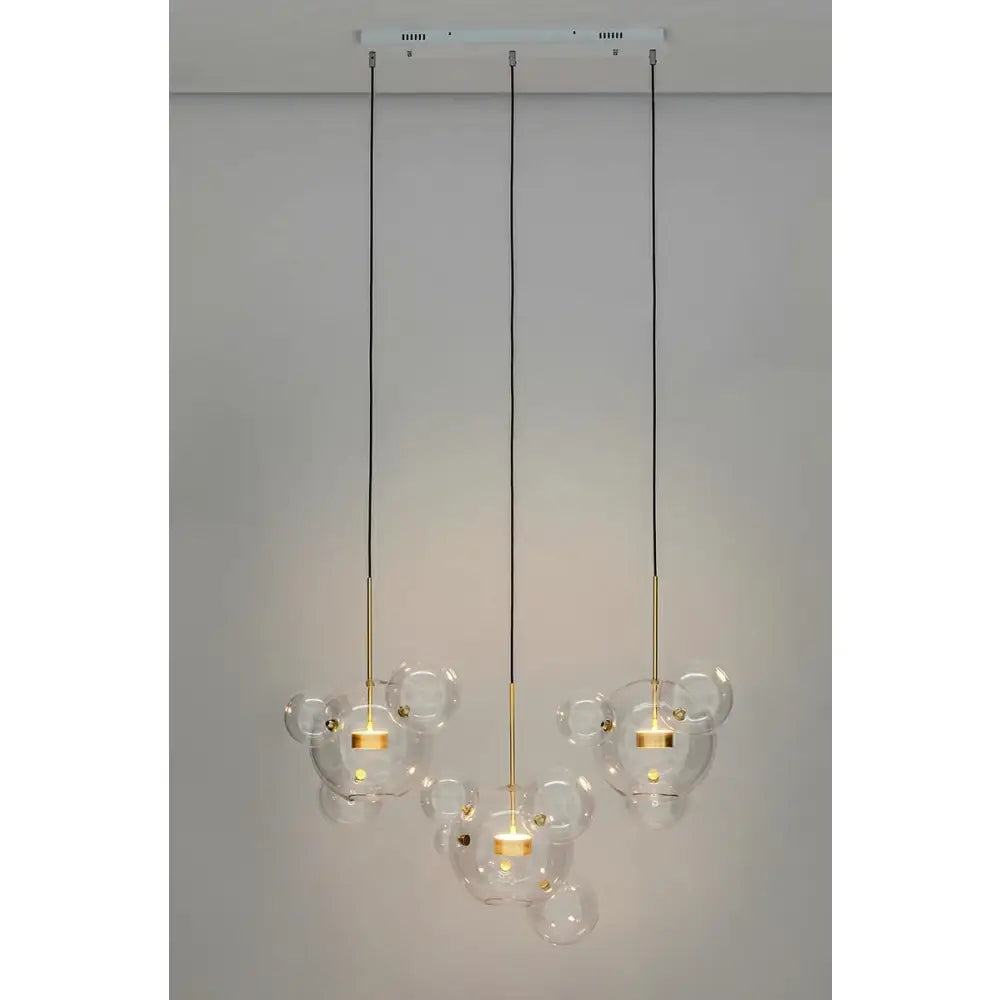 Taklampa - CAPRI LINE 3, 180 LED, guld - produktbild av Nyheter ej översatt från King Home | Arvande
