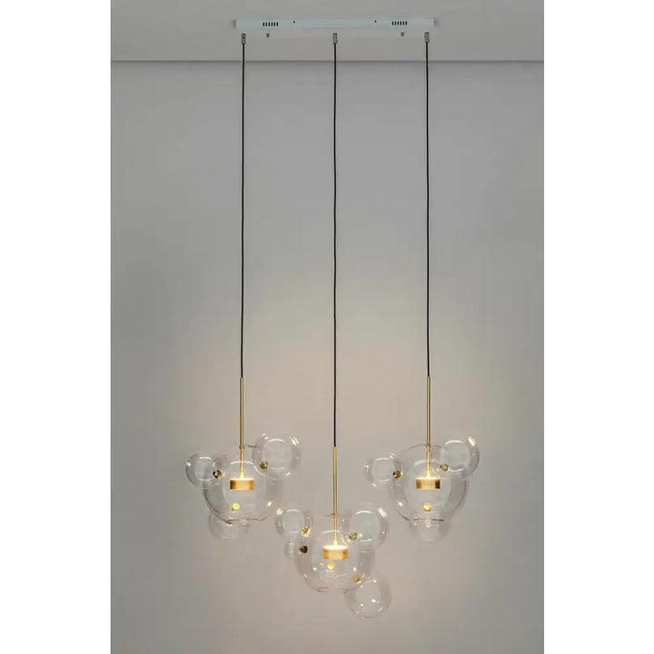 Taklampa - CAPRI LINE 3, 180 LED, guld - produktbild av Nyheter ej översatt från King Home | Arvande