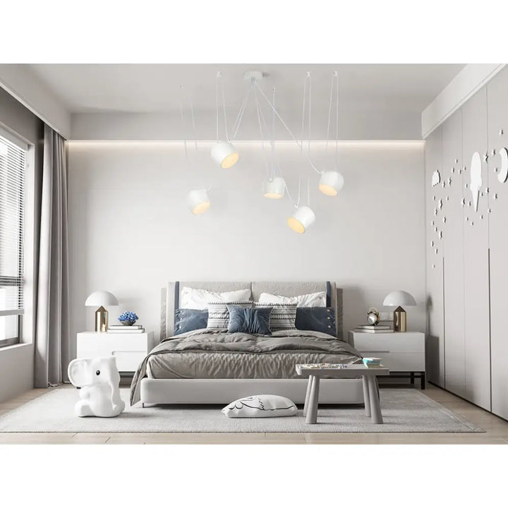 Taklampa - EYE 5, vit - produktbild av Taklampor från King Home | Arvande