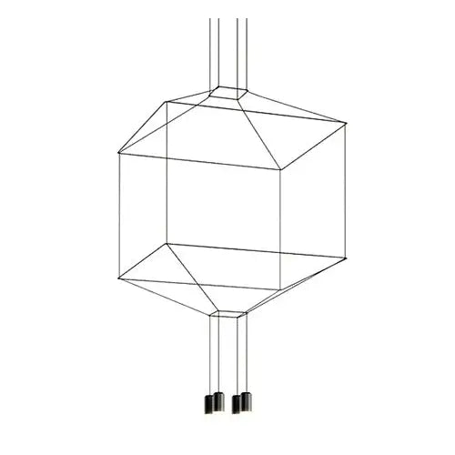 Taklampa - FLUSSO 4, svart – produktbild av Taklampor från King Home | Arvande
