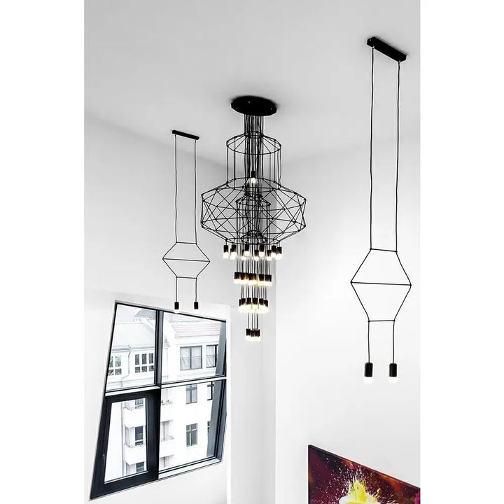 Taklampa - FLUSSO 43, svart - produktbild av Taklampor från King Home | Arvande