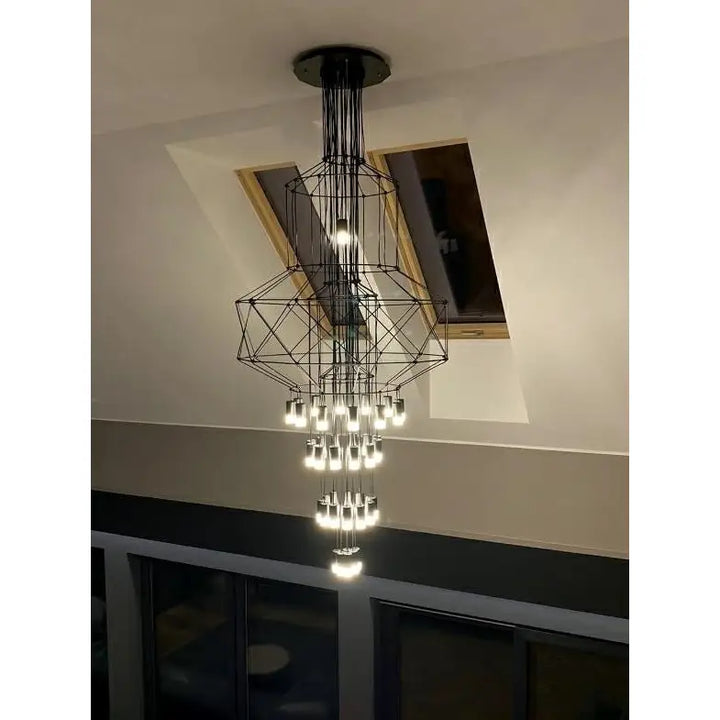 Taklampa - FLUSSO 43, svart - produktbild av Taklampor från King Home | Arvande