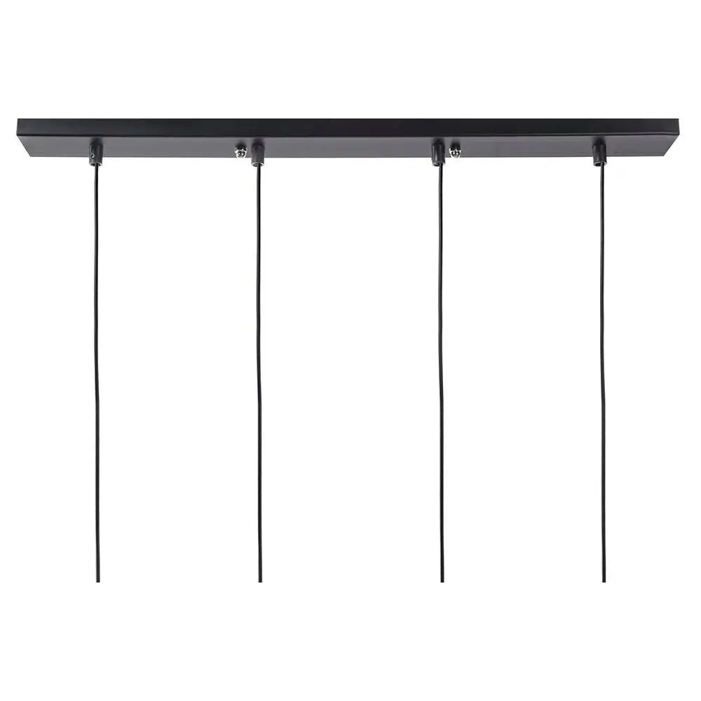 Taklampa - FLUSSO LINE 4, svart - produktbild av Taklampor från King Home | Arvande