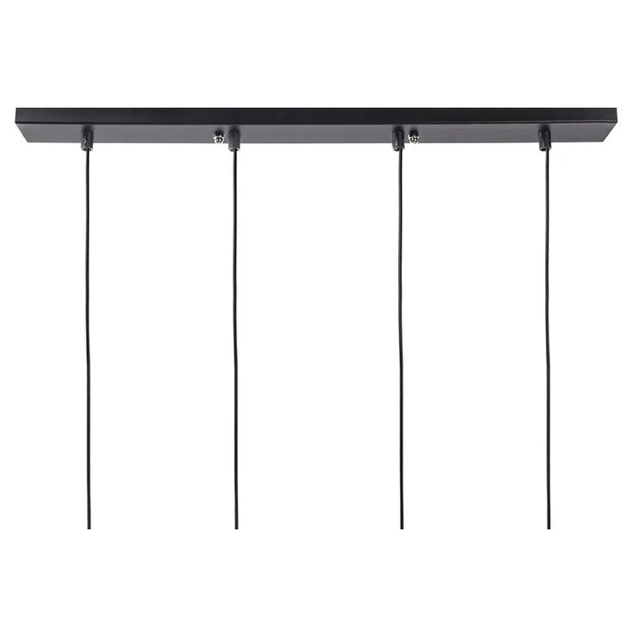 Taklampa - FLUSSO LINE 4, svart - produktbild av Taklampor från King Home | Arvande