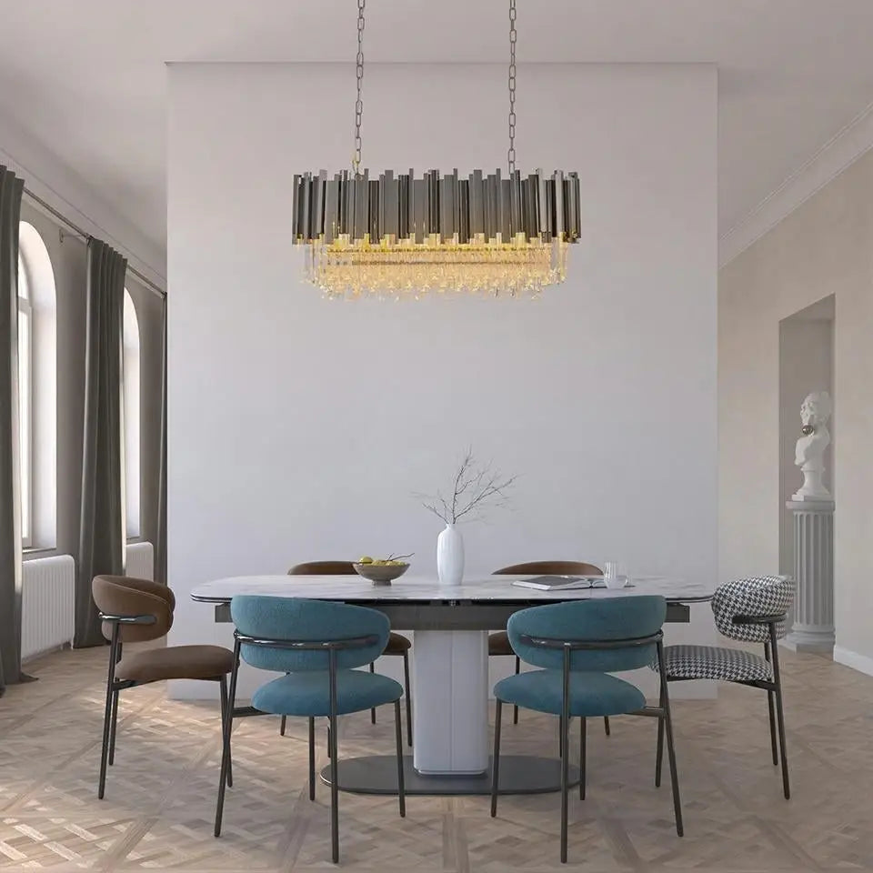 Taklampa - IMPERIAL LONG SILVER 90 - produktbild av Taklampor från King Home | Arvande
