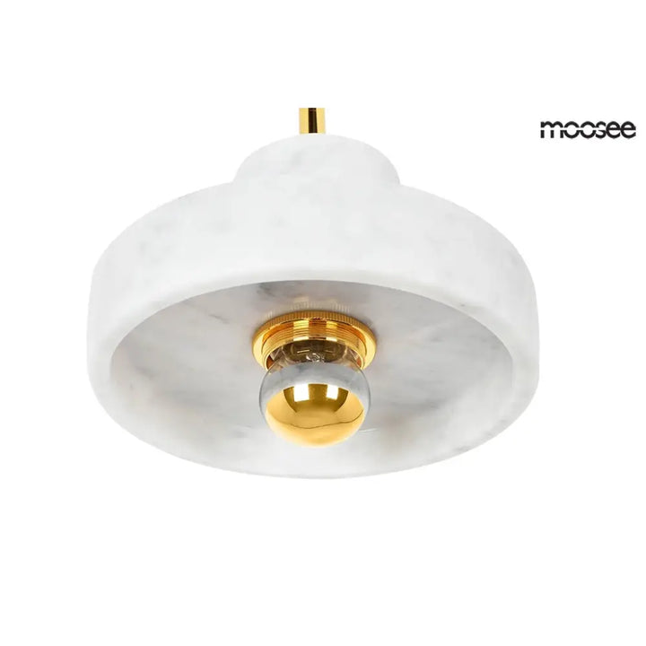 Taklampa MOOSEE - ARCO 20, vit/marmor - produktbild av Taklampor från Moosee | Arvande