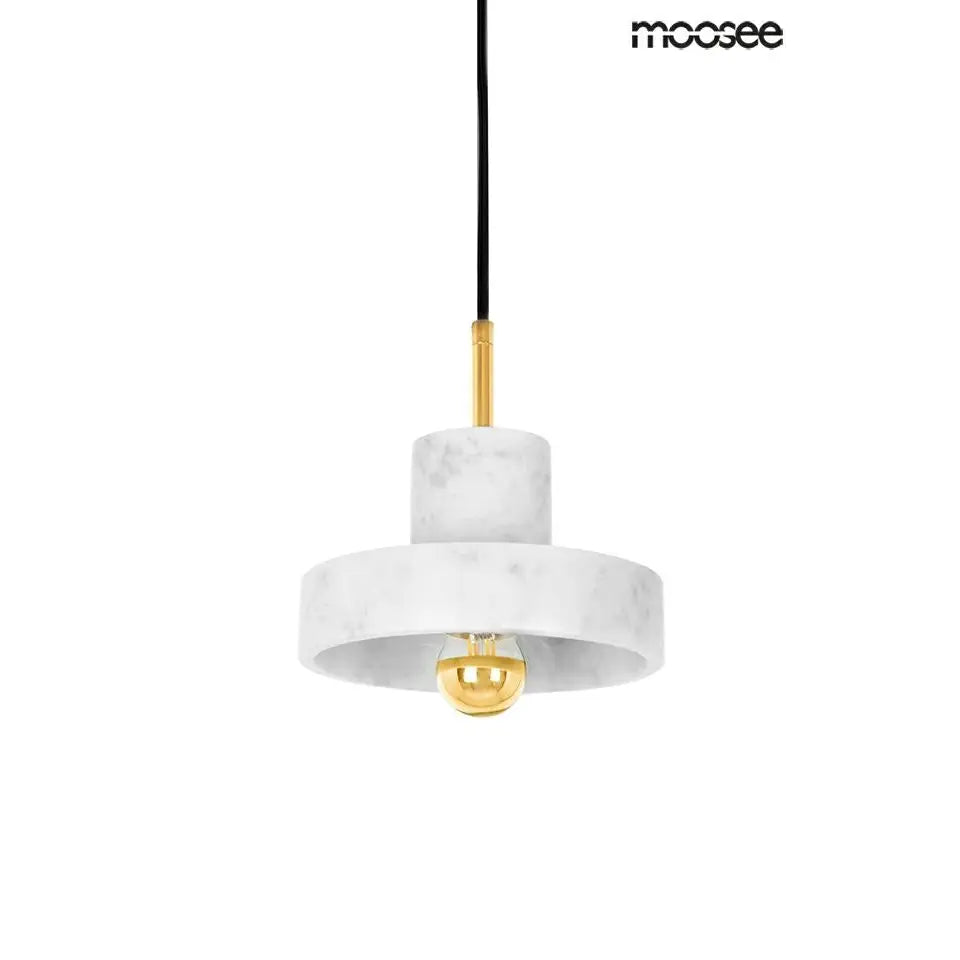 Taklampa MOOSEE - ARCO 20, vit/marmor - produktbild av Taklampor från Moosee | Arvande