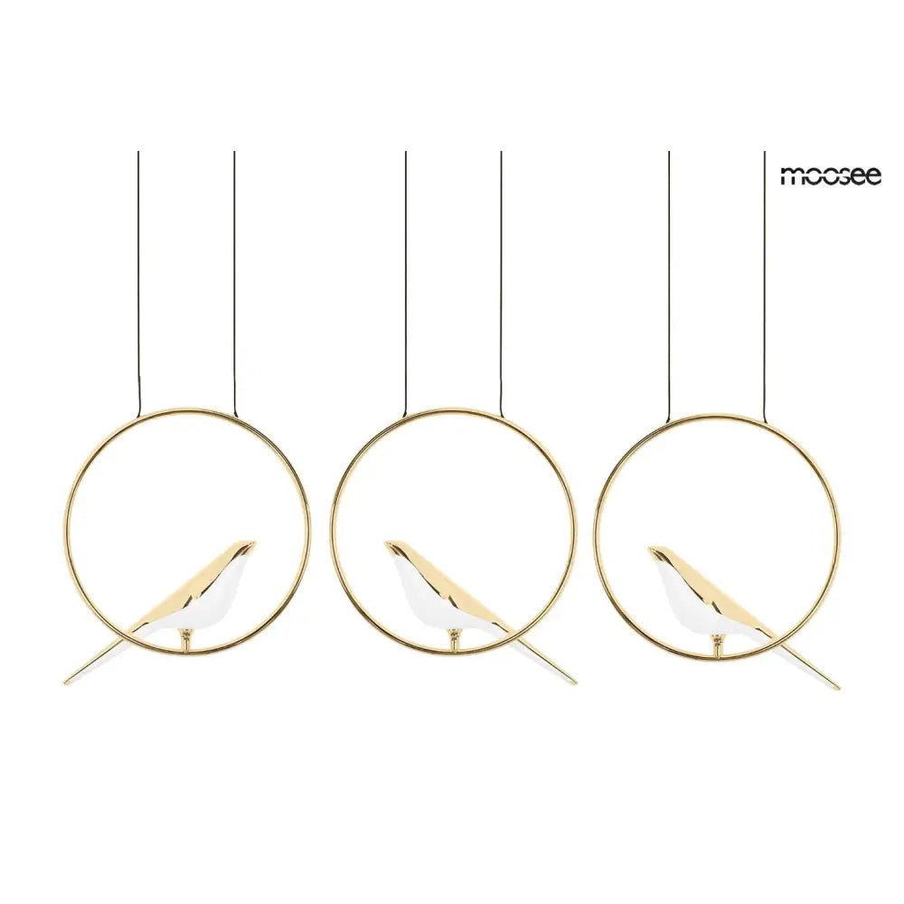 Taklampa MOOSEE - BIRD LINE, guld - produktbild av Taklampor från Moosee | Arvande