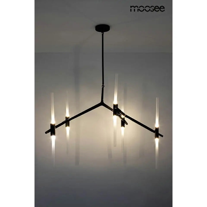 Taklampa MOOSEE - CANDELAR 10, svart - produktbild av Taklampor från Moosee | Arvande