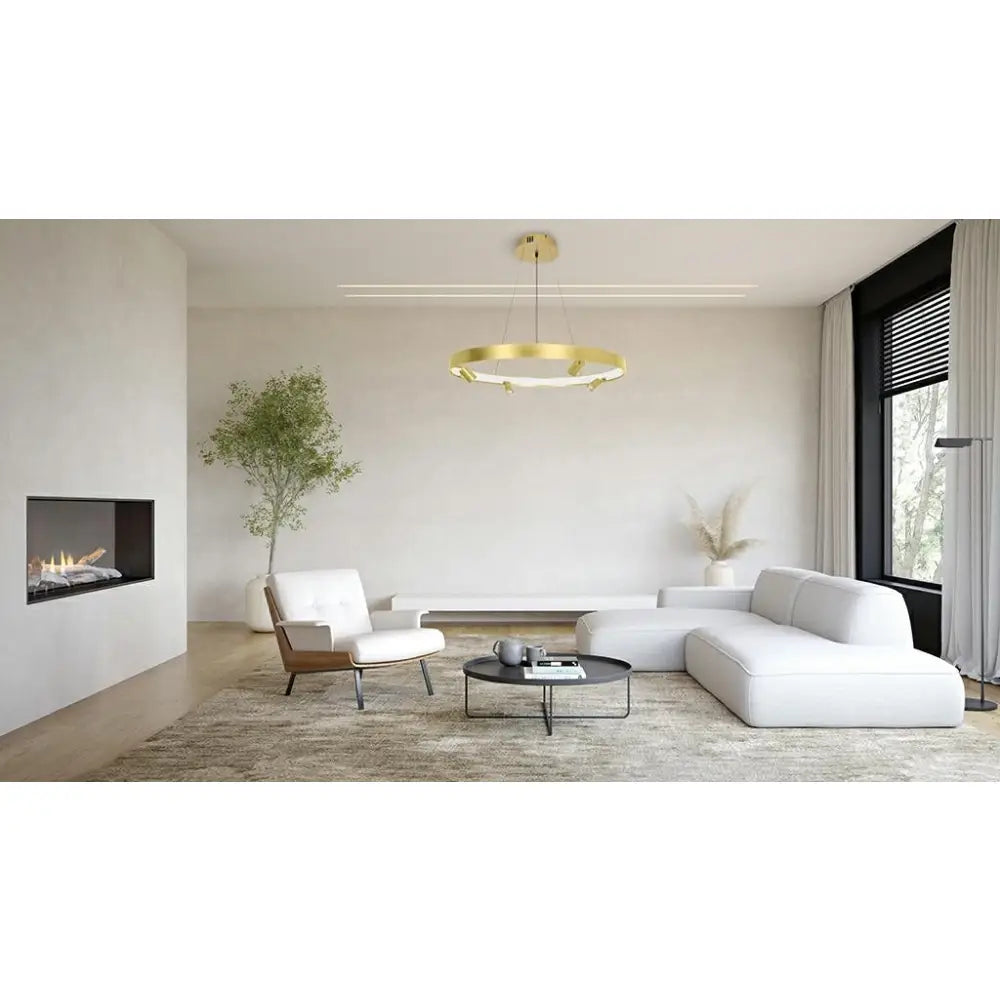 Taklampa MOOSEE - CIRCLE SPOT 74 GOLD, guld - produktbild av Taklampor från Moosee | Arvande