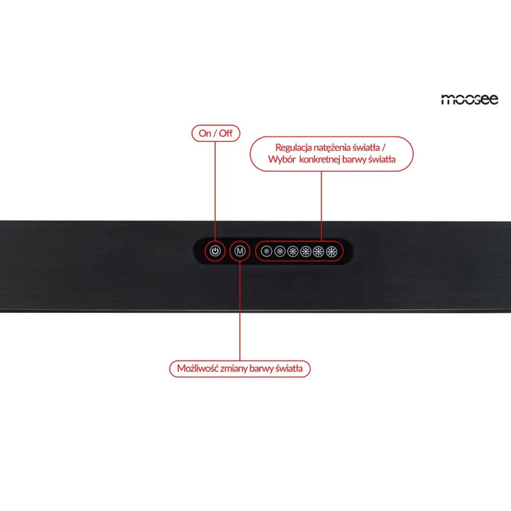 Taklampa MOOSEE - LINER, svart – produktbild av Taklampor från Moosee | Arvande