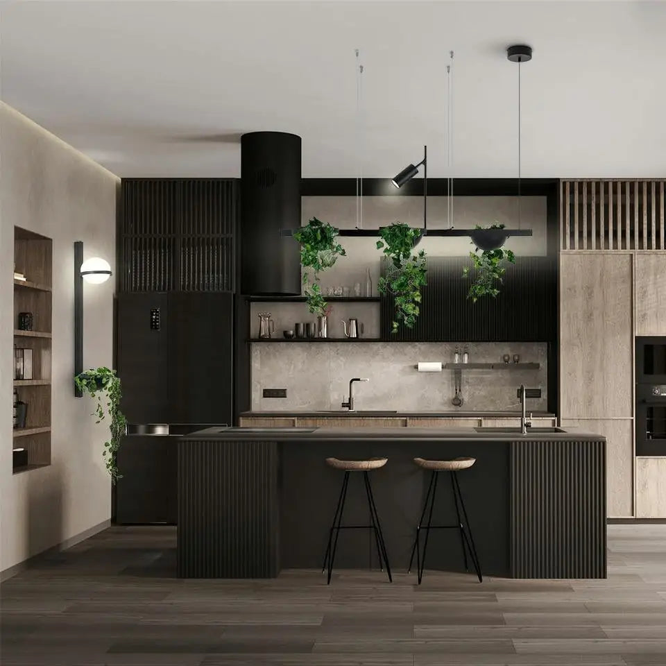 Taklampa MOOSEE - PLANT LINE, svart - produktbild av Taklampor från Moosee | Arvande