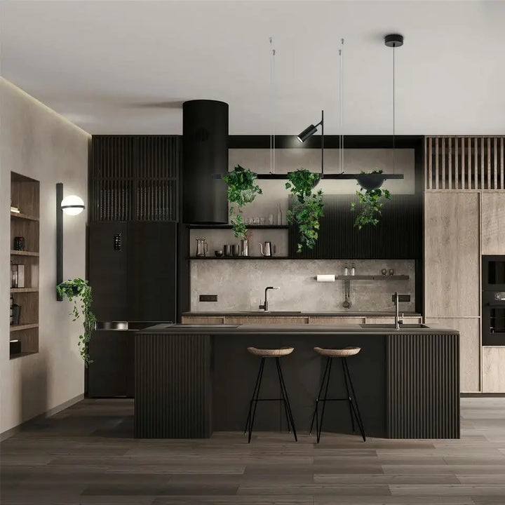Taklampa MOOSEE - PLANT LINE, svart - produktbild av Taklampor från Moosee | Arvande
