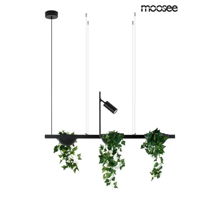 Taklampa MOOSEE - PLANT LINE, svart - produktbild av Taklampor från Moosee | Arvande