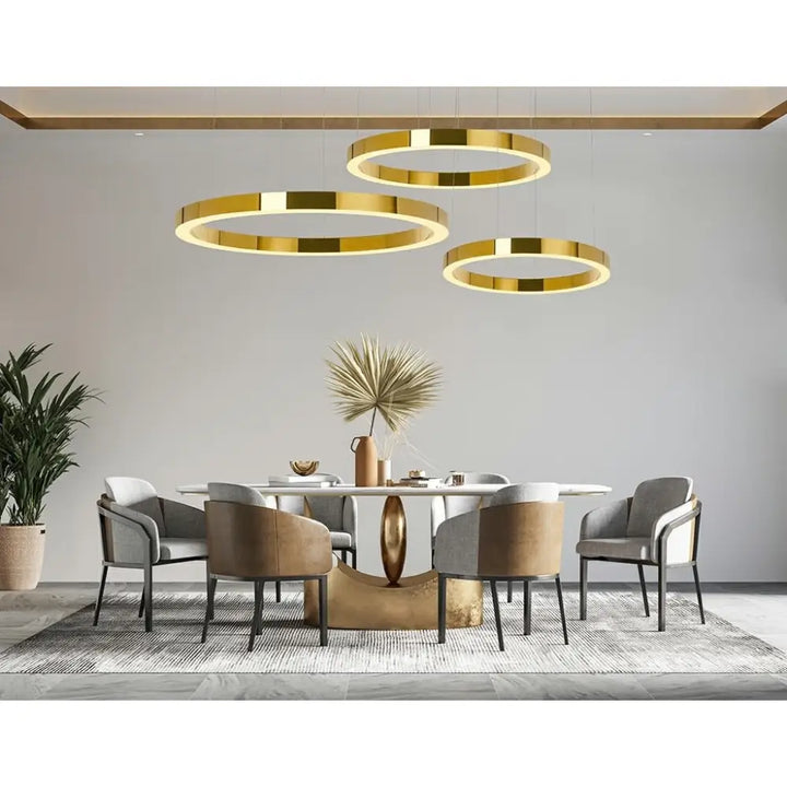 Taklampa MOOSEE - RING LUXURY 70, guld – produktbild av Taklampor från Moosee | Arvande