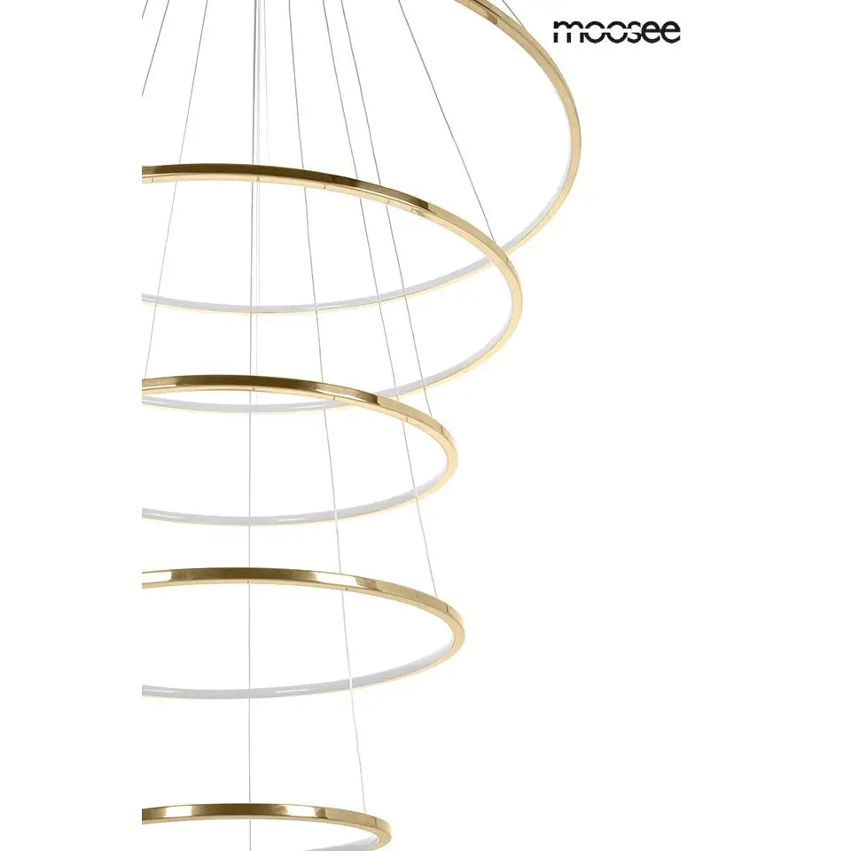 Taklampa MOOSEE - RING SLIM L, guld - produktbild av Taklampor från Moosee | Arvande