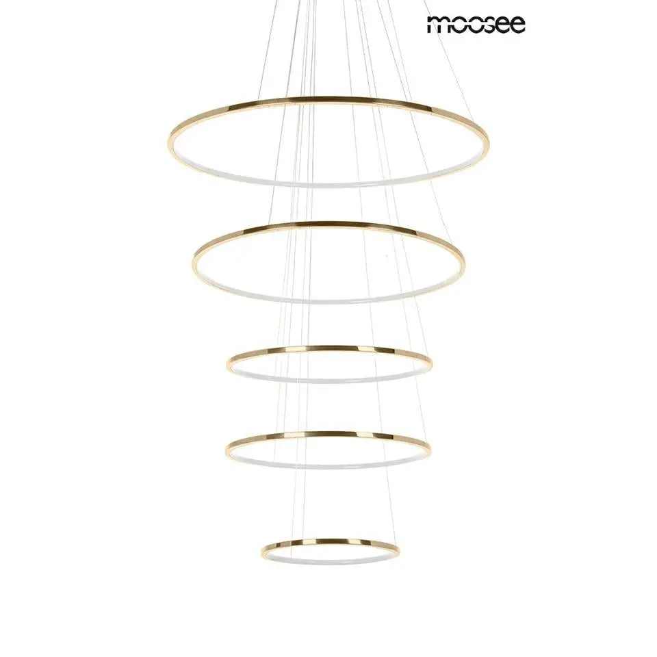 Taklampa MOOSEE - RING SLIM L, guld - produktbild av Taklampor från Moosee | Arvande