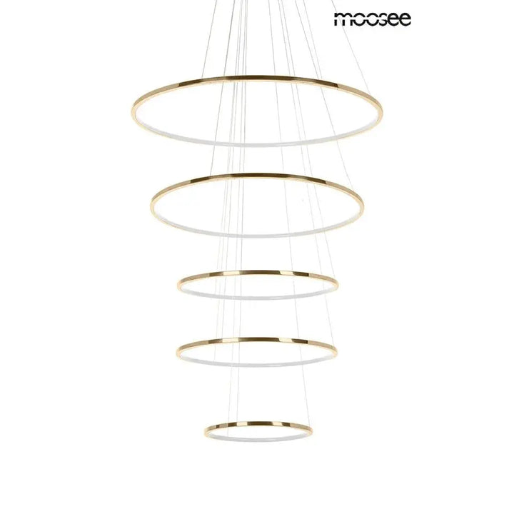 Taklampa MOOSEE - RING SLIM L, guld - produktbild av Taklampor från Moosee | Arvande