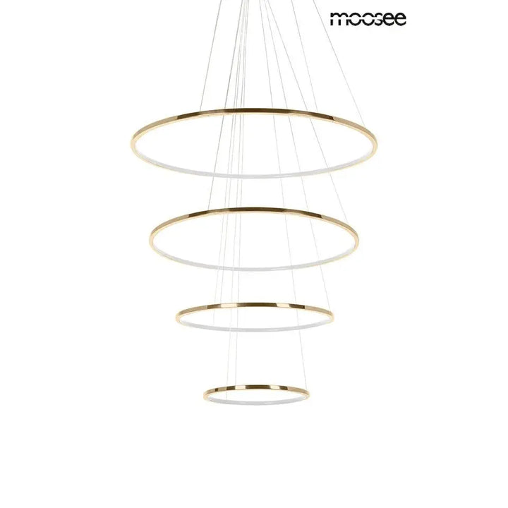 Taklampa MOOSEE - RING SLIM M, guld - produktbild av Taklampor från Moosee | Arvande