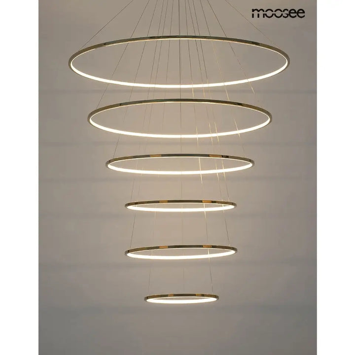 Taklampa MOOSEE - RING SLIM XL, guld - produktbild av Taklampor från Moosee | Arvande