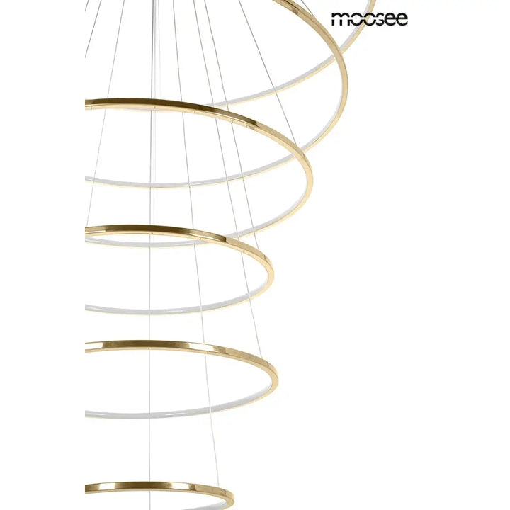 Taklampa MOOSEE - RING SLIM XL, guld - produktbild av Taklampor från Moosee | Arvande
