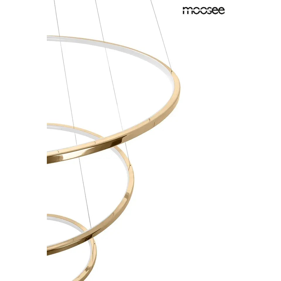 Taklampa MOOSEE - RING SLIM XL, guld - produktbild av Taklampor från Moosee | Arvande