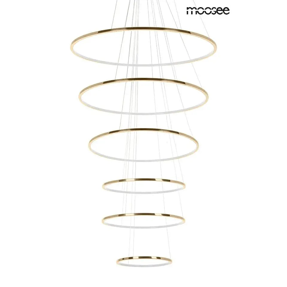 Taklampa MOOSEE - RING SLIM XL, guld - produktbild av Taklampor från Moosee | Arvande