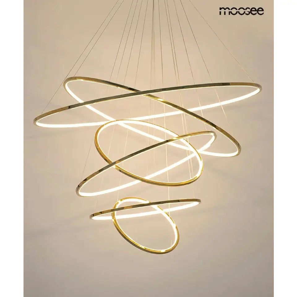 Taklampa MOOSEE - RING SLIM XL, guld - produktbild av Taklampor från Moosee | Arvande