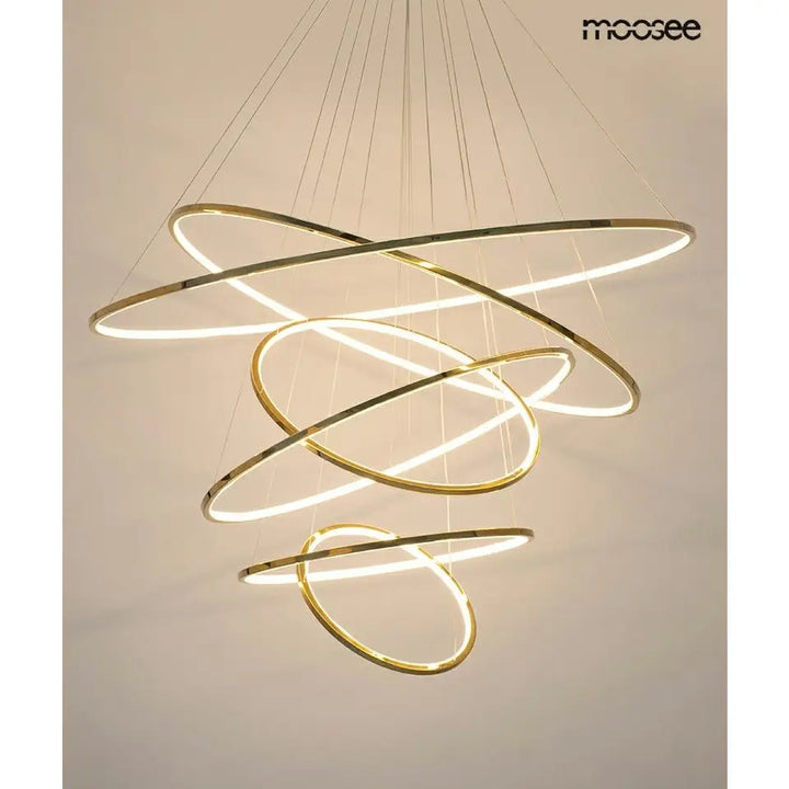 Taklampa MOOSEE - RING SLIM XL, guld - produktbild av Taklampor från Moosee | Arvande