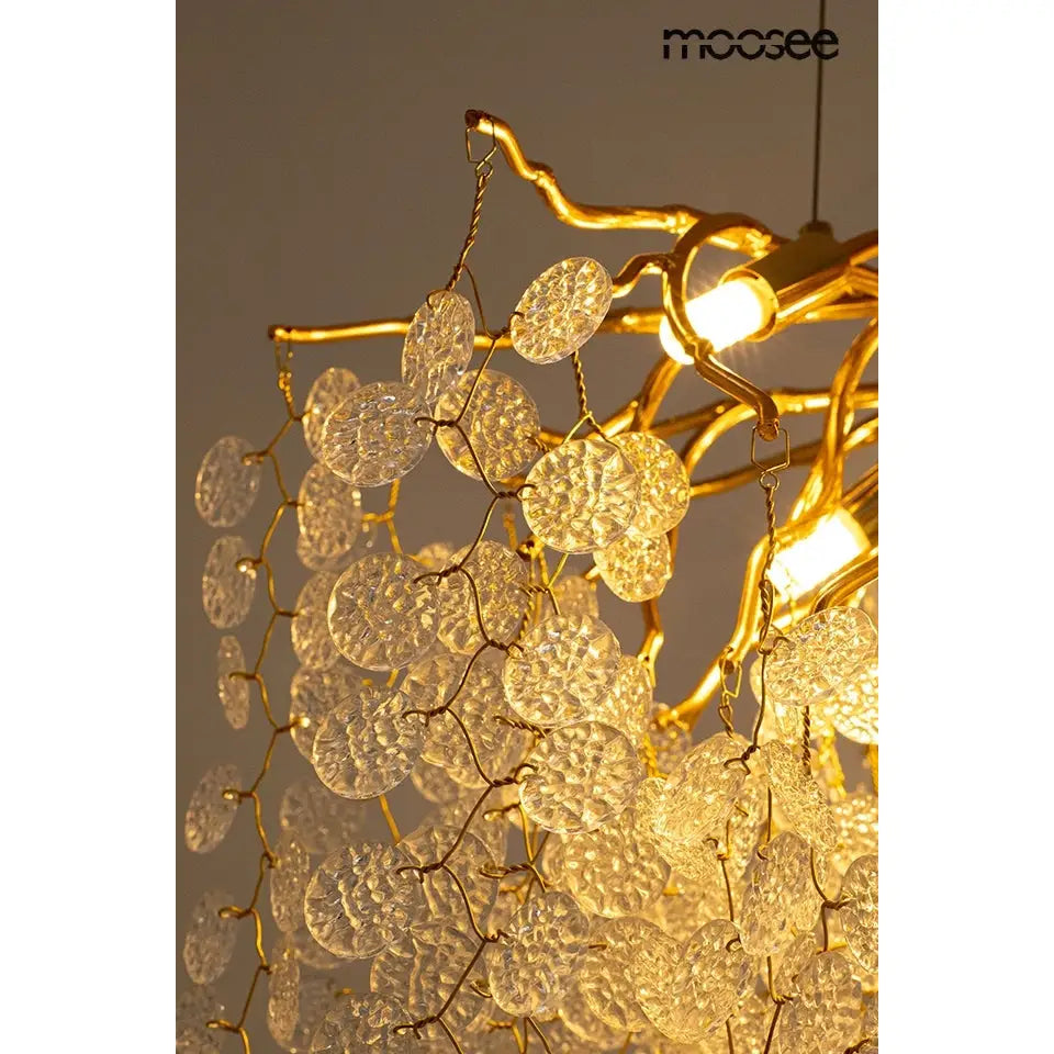 Taklampa MOOSEE - RIVIERA 80, guld/transparent - produktbild av Taklampor från Moosee | Arvande