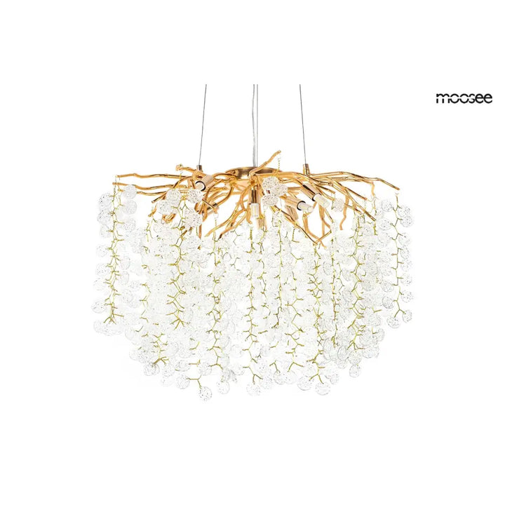 Taklampa MOOSEE - RIVIERA 80, guld/transparent - produktbild av Taklampor från Moosee | Arvande