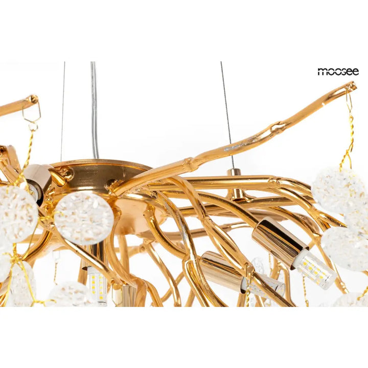 Taklampa MOOSEE - RIVIERA 80, guld/transparent - produktbild av Taklampor från Moosee | Arvande