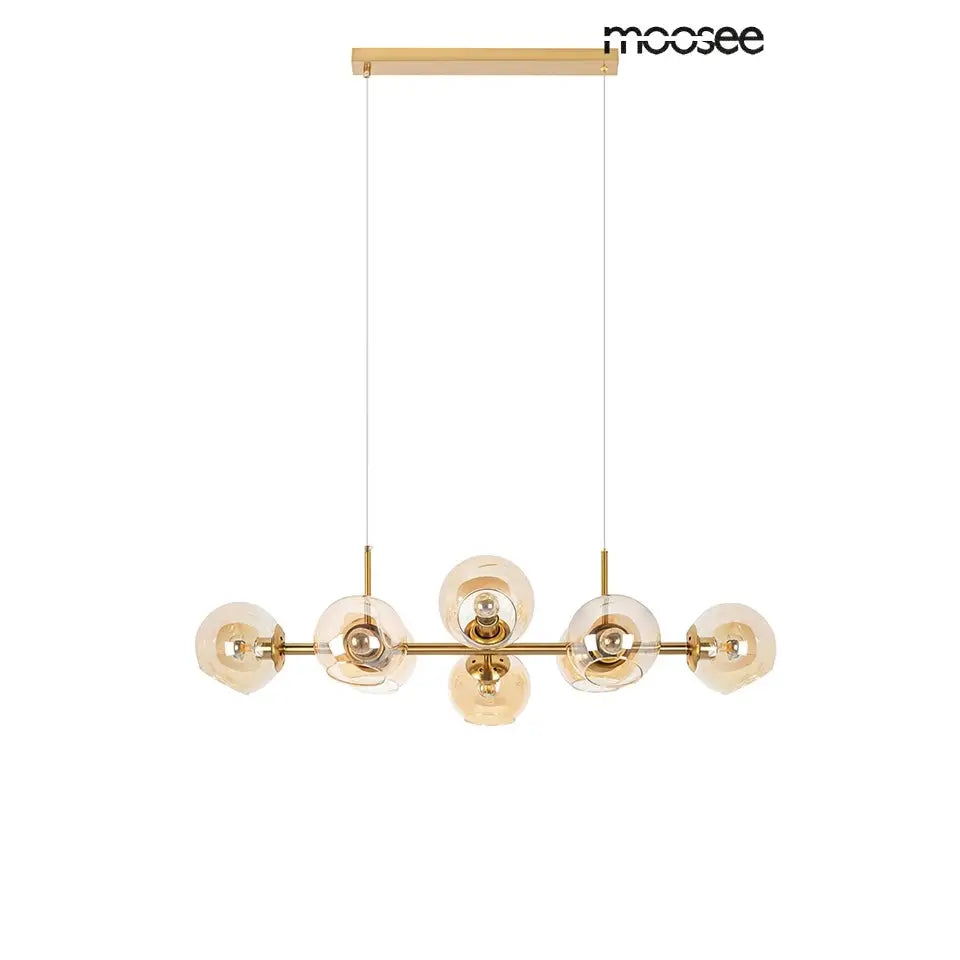 Taklampa MOOSEE - ROMEO GOLD, guld/bärnstensfärg - produktbild av Taklampor från Moosee | Arvande