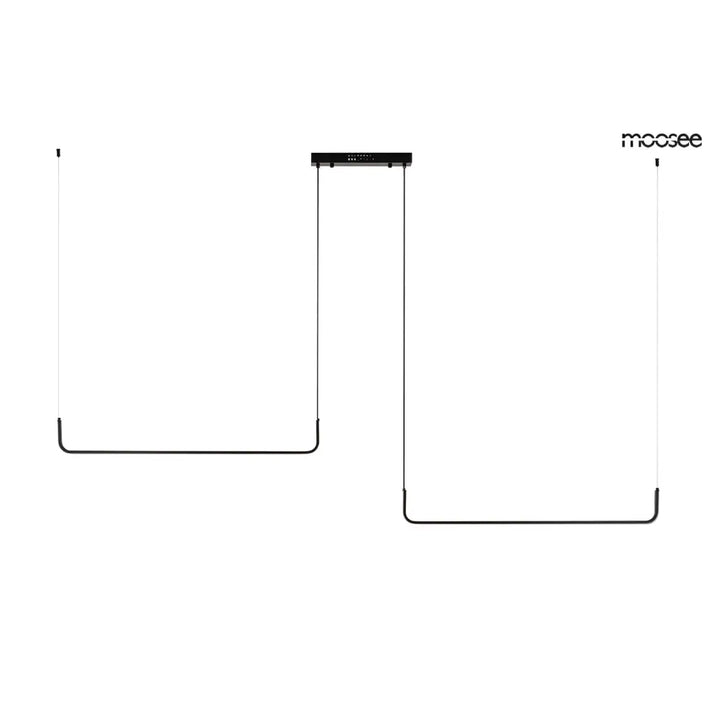 Taklampa MOOSEE - SHAPE DUO 120, svart - produktbild av Taklampor från Moosee | Arvande
