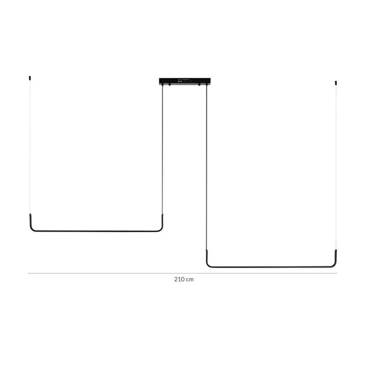 Taklampa MOOSEE - SHAPE DUO 120, svart - produktbild av Taklampor från Moosee | Arvande