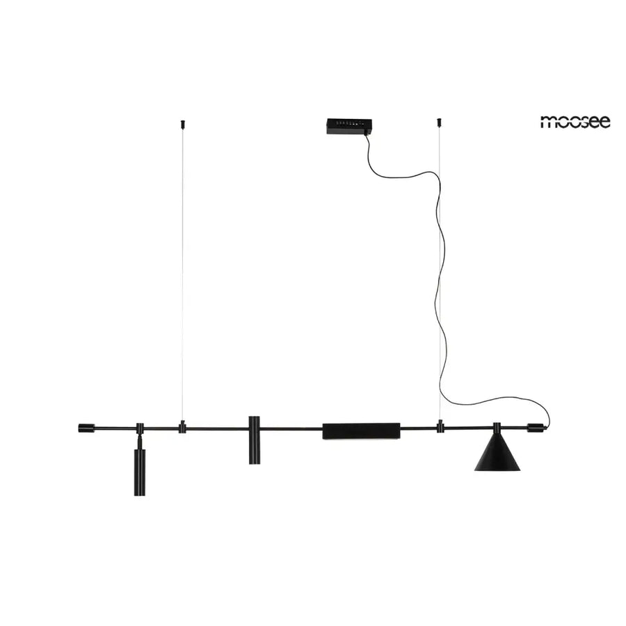 Taklampa MOOSEE - TECHNICS, svart - produktbild av Taklampor från Moosee | Arvande