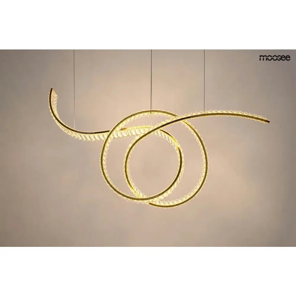 Taklampa MOOSEE - WAVE 120, guld - produktbild av Taklampor från Moosee | Arvande